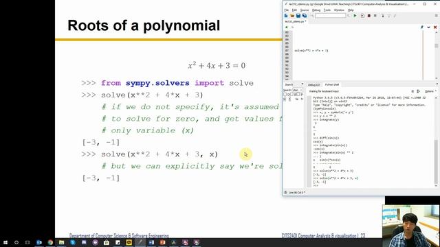 CITS2401 - 10.2. Symbolic computation смотреть онлайн