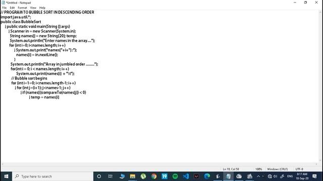 Class 10 & 12 Computer - Descending Order + Reverse Array смотреть онлайн