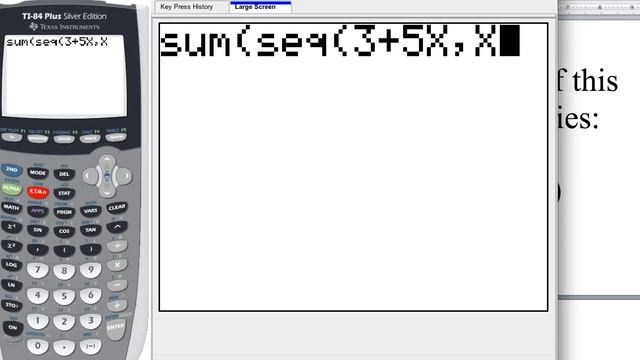 12-2 How to Find the Sum of an Arithmetic Sequence on the TI-84 смотреть онлайн