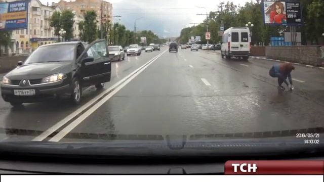 В Туле девушка спасла котенка от верной гибели под колесами автомобилей смотреть онлайн