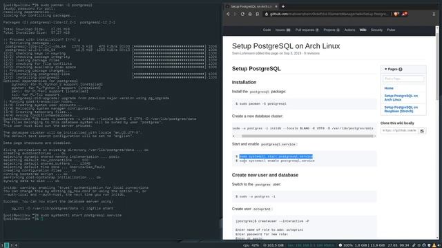 Instalação e Configuração do PostgreSQL no Linux Manjaro смотреть онлайн