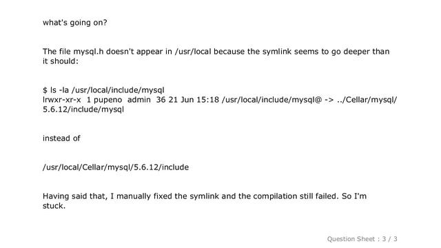 MySQL : mysql2 gem fails to compile with MySQL 5.6.12 on OS X with Homebrew смотреть онлайн