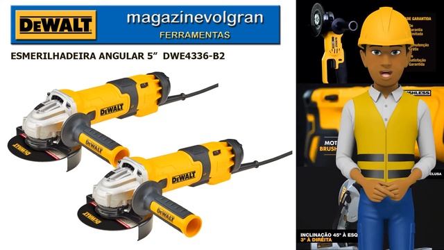 ESMERILHADEIRA ANGULAR DEWALT DWE4336 B2 (Preços a partir de R$ 899,90 à vista ) смотреть онлайн
