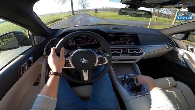 2020 BMW X6 G06 M50d 400HP POV Test Drive By AutoTopNL