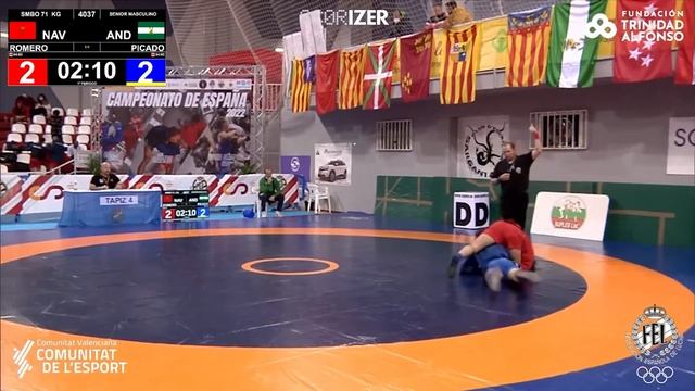 1/4 SAMBO 71Kg: ROMERO GORRÍA, IVAN (NAV) PICADO CARIÑO, JORGE (AND) смотреть онлайн
