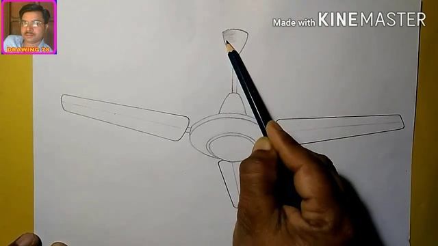 #Fan_drawing #छत_का_पंखा बनाने का आसान तरीका // How to draw a ceiling fan step by step (very easy) смотреть онлайн