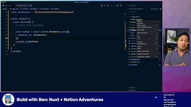 Build with Ben - Adventures with Nuxt 2 and Notion смотреть онлайн
