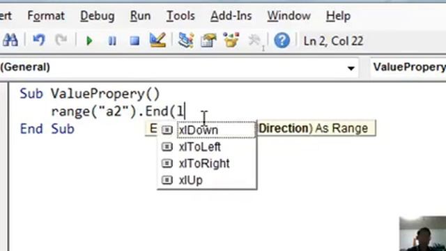 VBA Excel - Property and Method of Range смотреть онлайн