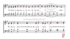 ПОКАЯНИЯ ОТВЕРЗИ МИ✨Обиход, гласы 8 и 6 - Сопрановая партия