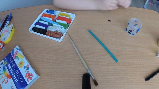 Как сделать собачку из баночки и пластилина смотреть онлайн