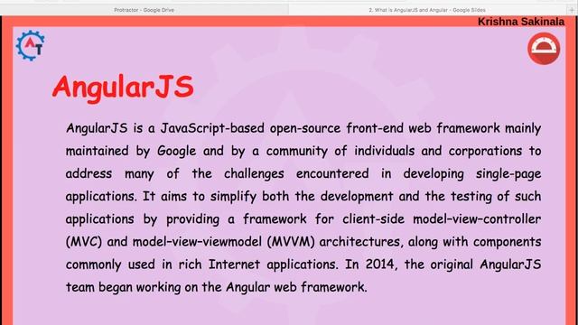 Protractor Tutorial 2 - What is Angular Application | AngularJS Application смотреть онлайн