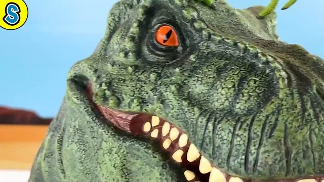 Dino Crocodile Fight vs. Ankylosaurus | Skyheart's dinosaurs toys mattel playmobil jurassic world смотреть онлайн