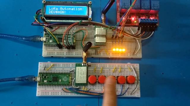 Raspberry Pi Pico LoRa (Long Range) home automation | MicroPython смотреть онлайн