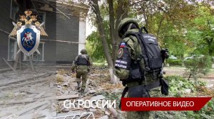 Следователи СК России зафиксировали последствия обстрела ВСУ колледжа в Перевальске ЛНР