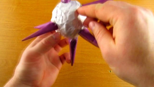 DIY - Как сделать БУЛАВУ НА ЦЕПИ из бумаги своими руками. Поделка из бумаги смотреть онлайн