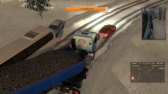ETS 2 - ЗИМА - Суровая Россия: Байкал Р6 - ч.6 смотреть онлайн