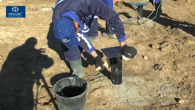завинчивание винтовых свай машиной смотреть онлайн