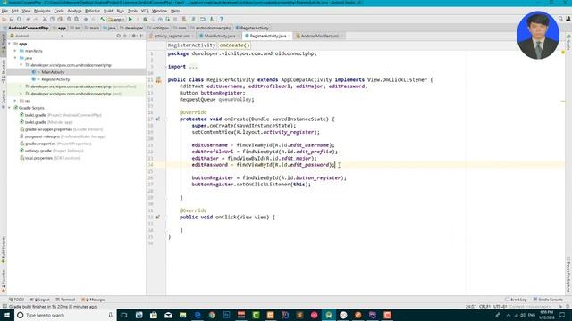 Android Volley JSON Android Register Using MySQL Database смотреть онлайн