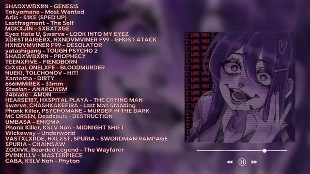 1 HOUR ULTRA AGGRESSIVE PHONK | часовая подборка очень агрессивного фонка смотреть онлайн