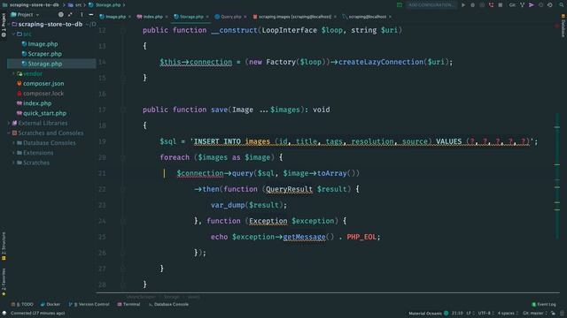 Fast Web Scraping With ReactPHP #2: Saving to MySQL смотреть онлайн