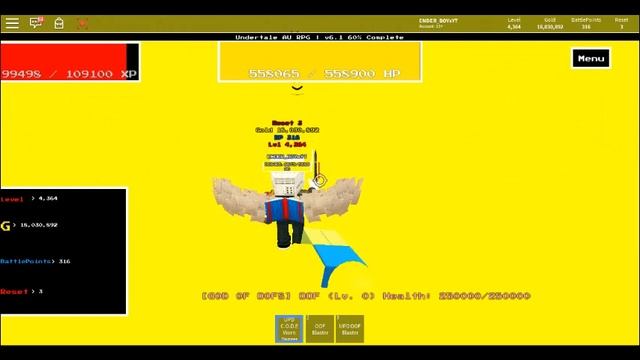 Undertale AU RPG: boss rush , ultra boss rush and BOB смотреть онлайн