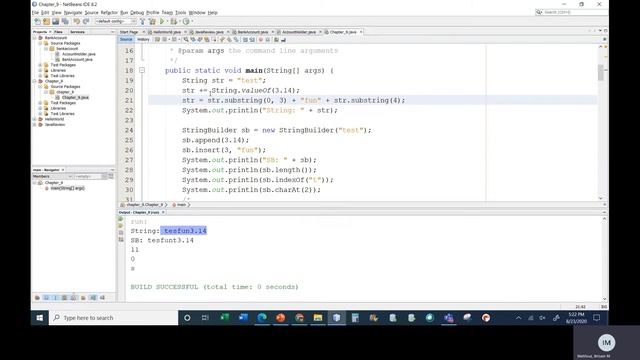 Java II Part 1 (Wrapper Classes and Strings) Class 2 Part 1 StringBuilder смотреть онлайн