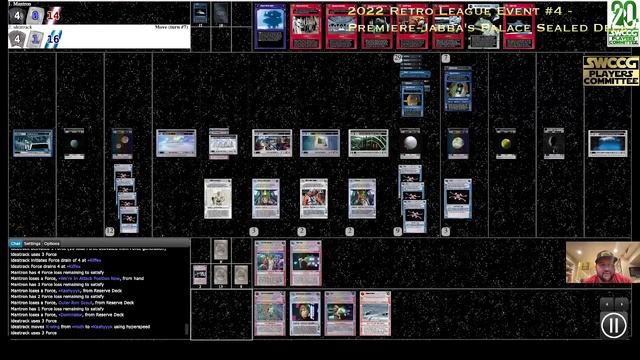 Star Wars CCG - Competitive Decipher-Era Game Streams - P-JPSD - 2022 Retro League Event #4 смотреть онлайн