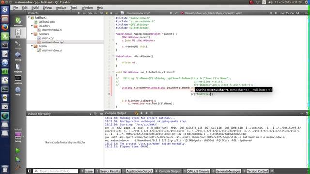 Tutorial Qt Designer 3_B : QFileDialog and QLineEdit смотреть онлайн