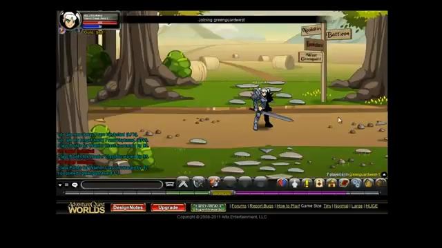 AdventureQuest Worlds Game Play смотреть онлайн