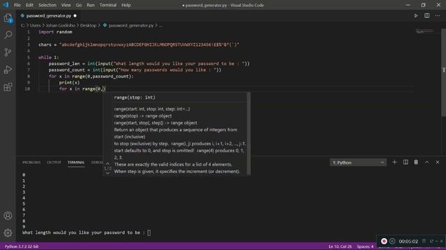 How To create Random password using python смотреть онлайн