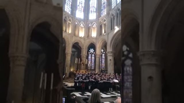 Fettes College Choir Tour 2015 - Panis Angelicus in Brussels Cathedral смотреть онлайн