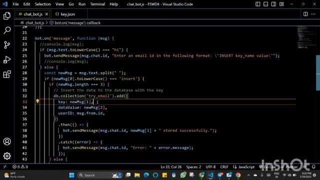 telegram chatbot using api and firebase смотреть онлайн