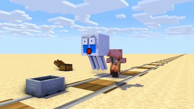 Monster School vs CURSED HELL CHARLES Train School - Minecraft Animation смотреть онлайн