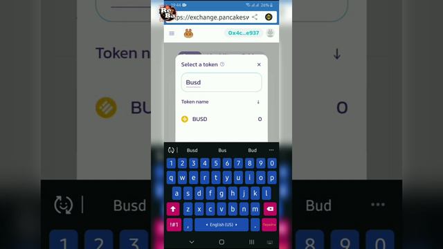 Как купить и продать токен ReBa на Pancakeswap через Trust Wallet