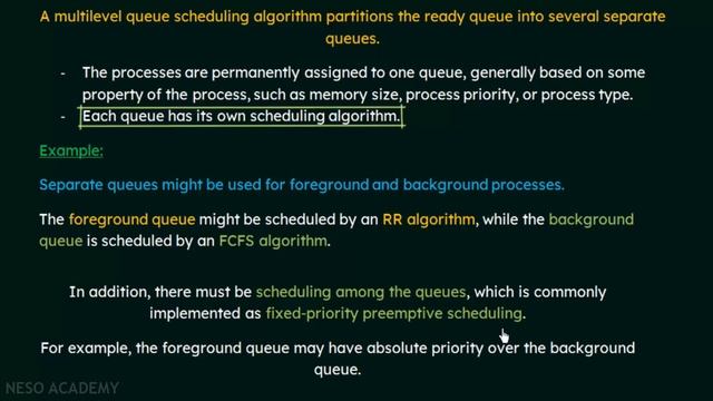 Multilevel Queue Scheduling Algorithm смотреть онлайн