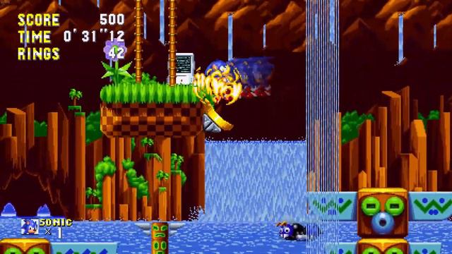 Sonic Mania: Green Hill Act 2 - Speed Run 00'45''39 смотреть онлайн