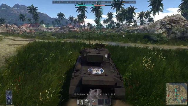 Gameplay on the Jungle map (conquest #2) ◄ WAR THUNDER ► смотреть онлайн