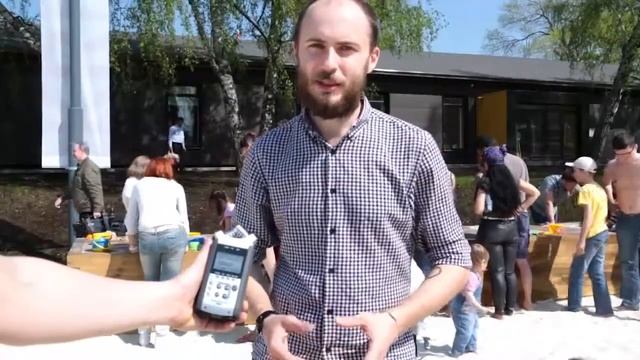 Кинетический песок в парке Горького новинка смотреть онлайн
