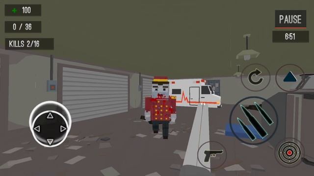Pixel Survival Dead Zombie City Strike Combat - Gameplay part 3. смотреть онлайн