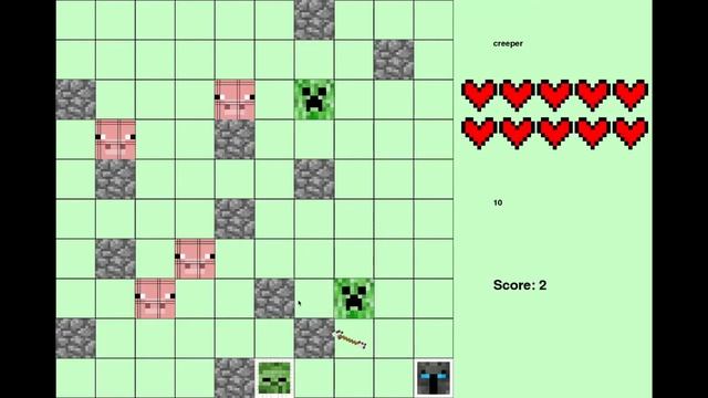 Ronit's Minecraft Grid Game смотреть онлайн