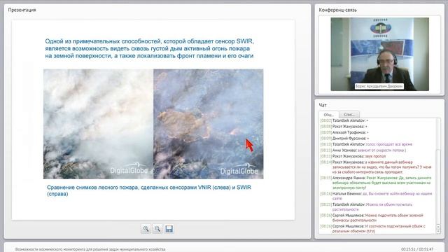Возможности космического мониторинга для решения задач муниципального хозяйства смотреть онлайн