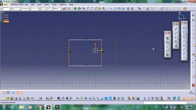 catia tutorials | how to use symmetry command in catia v5 r20 | cadtech mahi смотреть онлайн