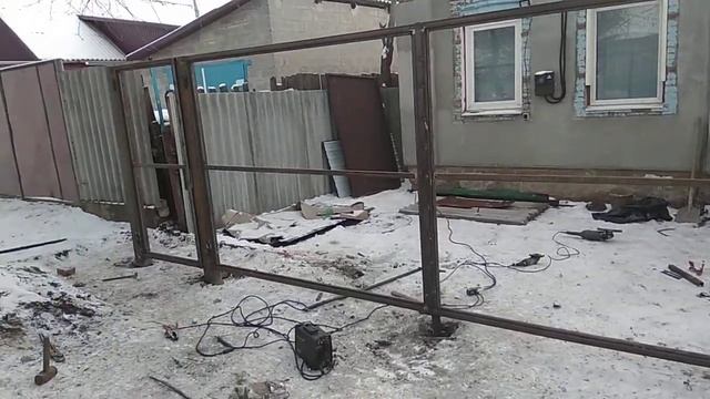 Ворота из профтрубы смотреть онлайн