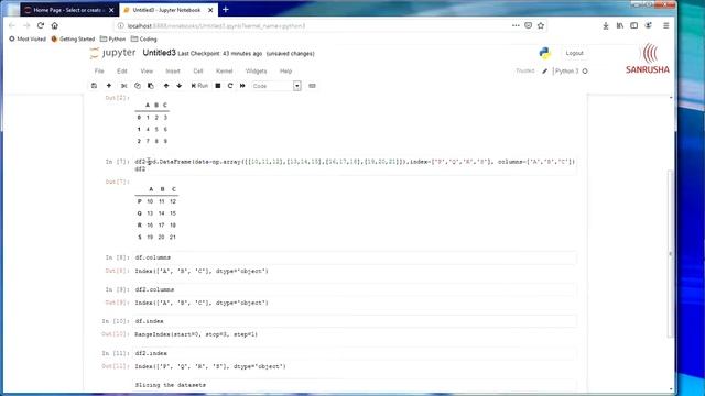 Python Pandas Library and Jupyter Notebook смотреть онлайн