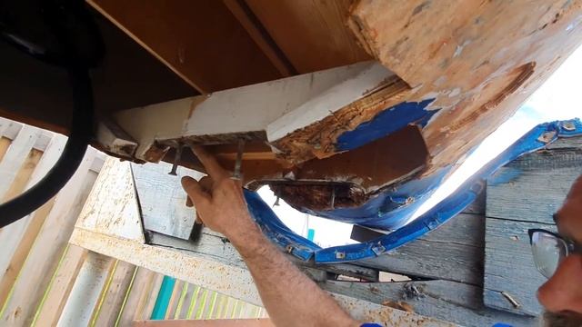 Ремонт яхты из дерева. Замена флоров.Замена килевой балки смотреть онлайн