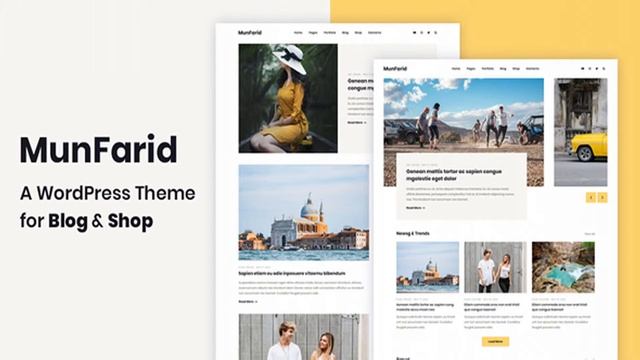 Munfarid - A WordPress Theme For Blog & Shop | Themeforest Website Templates and Themes смотреть онлайн