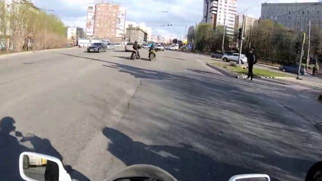 Yamaha TRX 850 / Мотопрохват по Мурманску смотреть онлайн