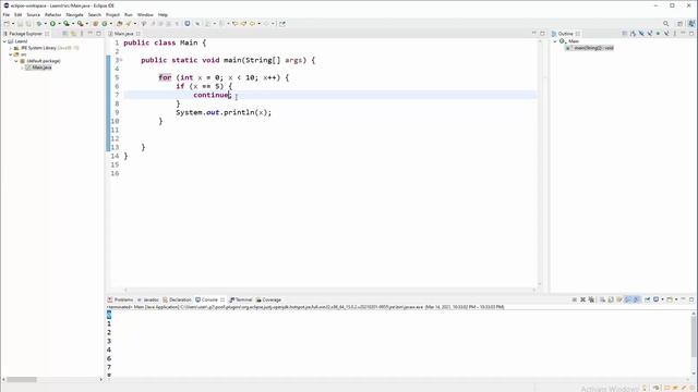 Java Tutorial - 16 - Break and Continue inside For Loop смотреть онлайн