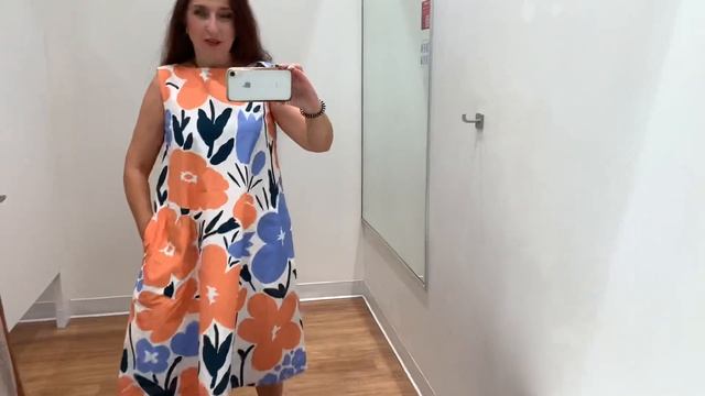UNIQLO Примерки новинок лето 2021 и распродажа | Платья MARIMEKKO яркие цветные аутфиты смотреть онлайн