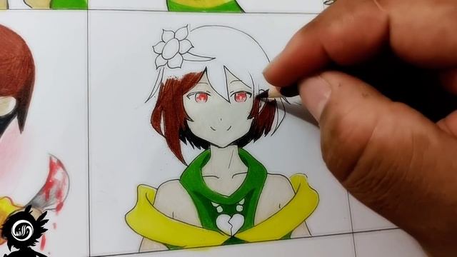 Desenhando CHARA Em Diferente Estilos [ UNDERTALE ]